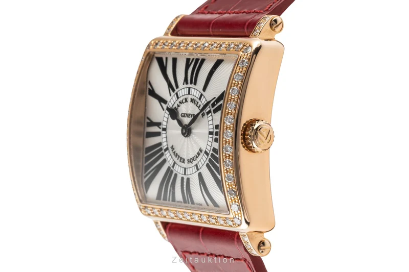 Franck Muller Master Square 18 ct red gold quartz women's watch 6002 M QZ R D 1R [2305901]