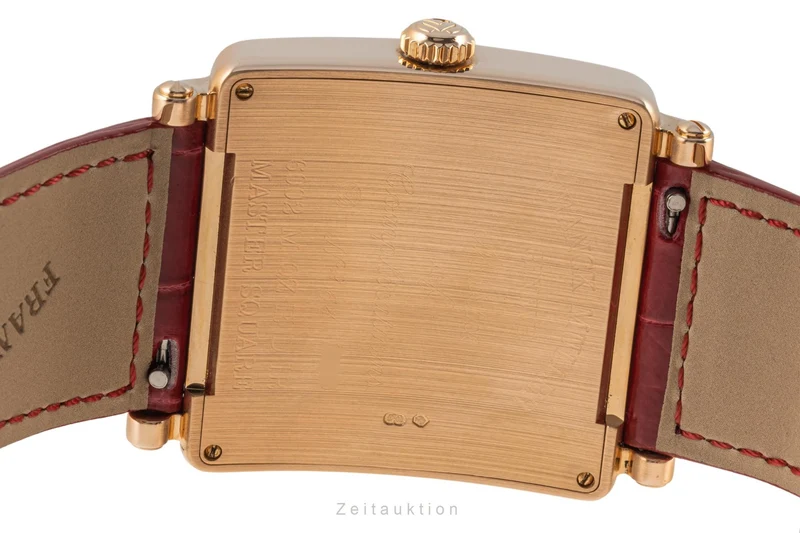 Franck Muller Master Square 18 ct red gold quartz women's watch 6002 M QZ R D 1R [2305901]