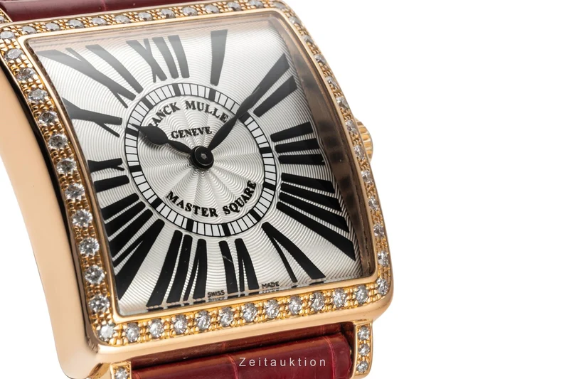Franck Muller Master Square 18 ct red gold quartz women's watch 6002 M QZ R D 1R [2305901]