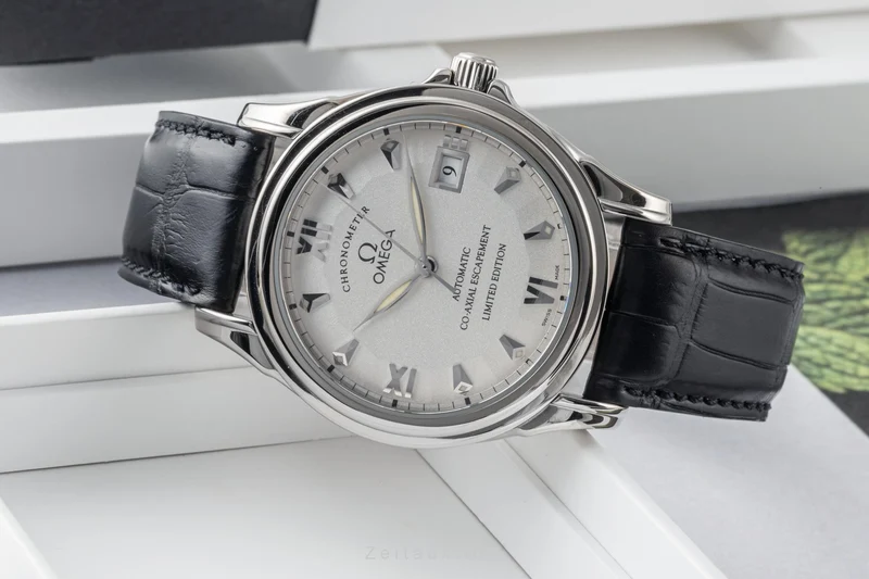 Omega De Ville 18 ct white gold automatic men's watch 5941.31.31, 168.1848 Limited [2305802]