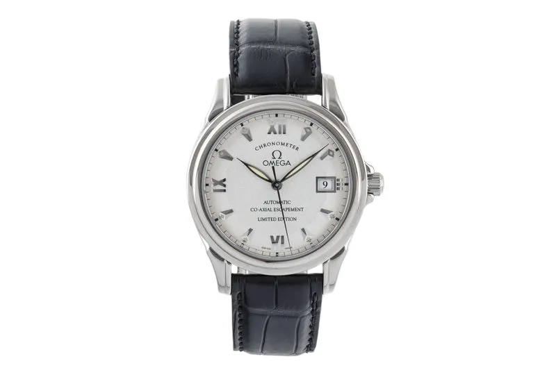 Omega De Ville 18 ct white gold automatic men's watch 5941.31.31, 168.1848 Limited [2305802]