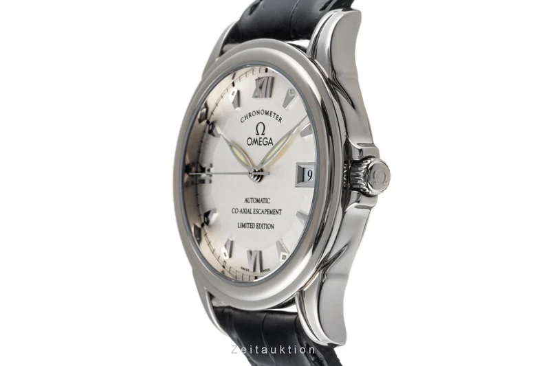 Omega De Ville 18 ct white gold automatic men's watch 5941.31.31, 168.1848 Limited [2305802]