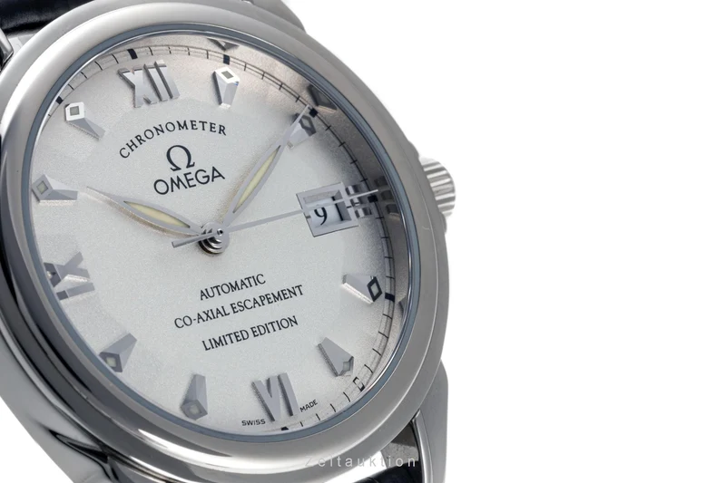 Omega De Ville 18 ct white gold automatic men's watch 5941.31.31, 168.1848 Limited [2305802]