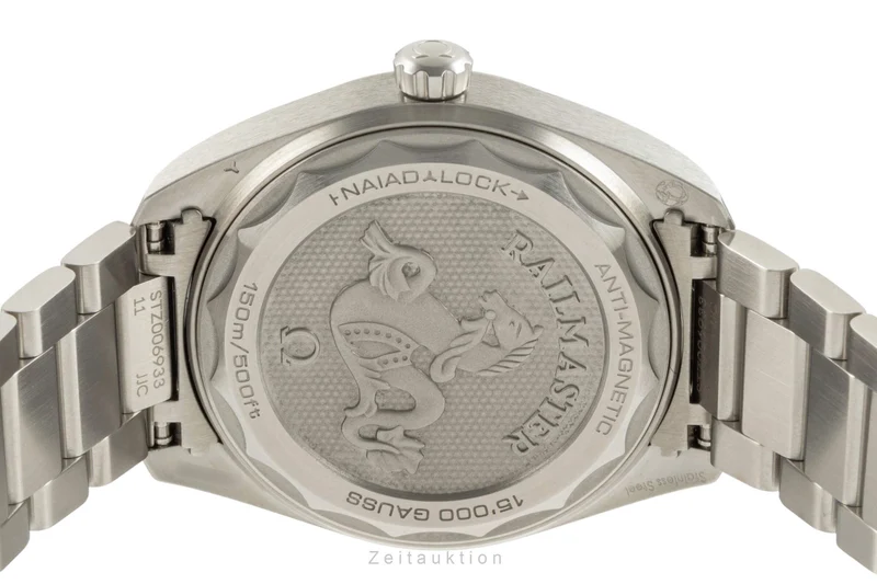 Omega Railmaster steel automatic men's watch 220.10.40.20.03.001 LP: 5400EUR [2402143]