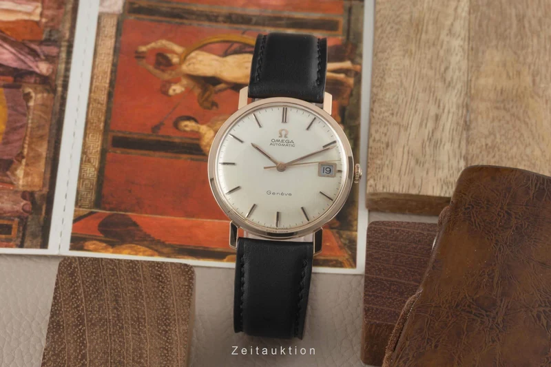 Omega Geneve 18 ct red gold automatic men's watch Vintage [2402093]