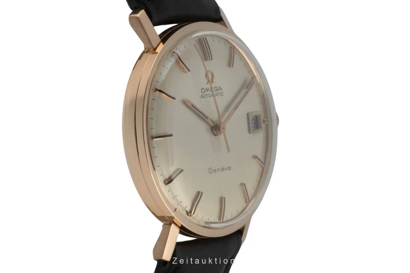 Omega Geneve 18 ct red gold automatic men's watch Vintage [2402093]