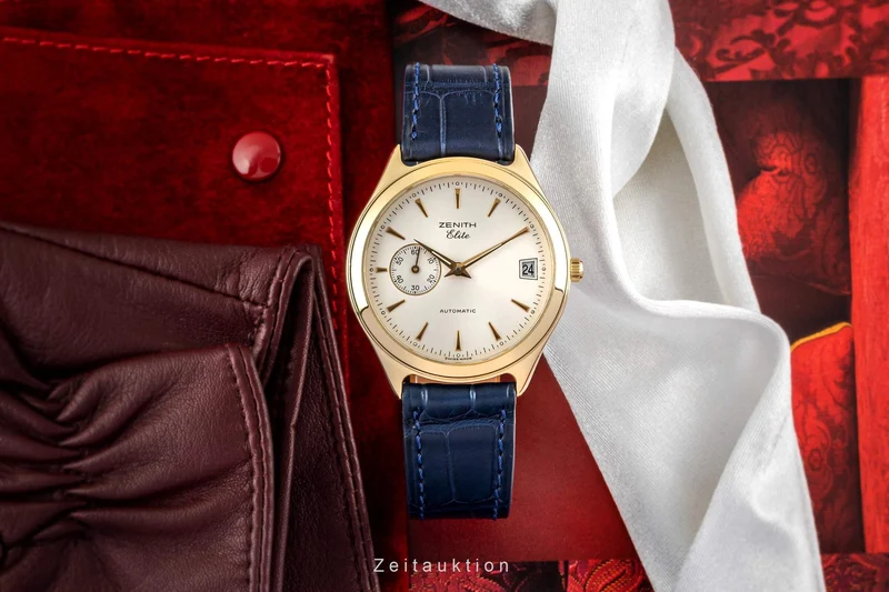 Zenith Elite 18 ct gold automatic men's watch 30.0040.680 LP: 15100EUR [2402011]