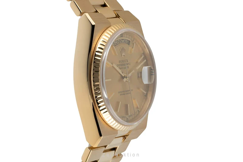 Rolex Day-Date 18 ct gold quartz men's watch 19018 LP: 37300EUR [2402006]
