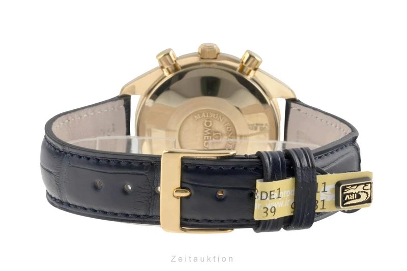 Omega Speedmaster chronograph 18 ct gold automatic men's watch 3131.20 LP: 21300EUR [2401943]