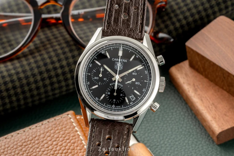 Tag Heuer Carrera chronograph steel automatic men's watch CV2111-0 LP: 6500EUR [2401925]