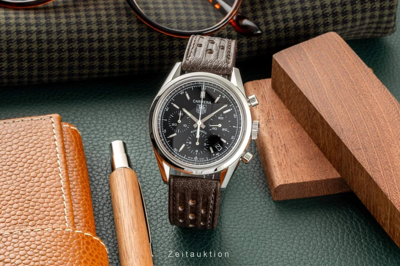 Tag Heuer Carrera chronograph steel automatic men's watch CV2111-0 LP: 6500EUR [2401925]