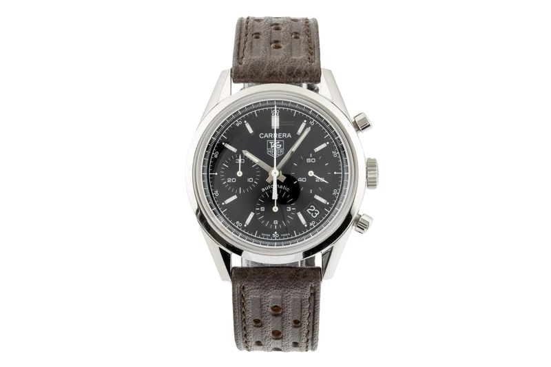 Tag Heuer Carrera chronograph steel automatic men's watch CV2111-0 LP: 6500EUR [2401925]
