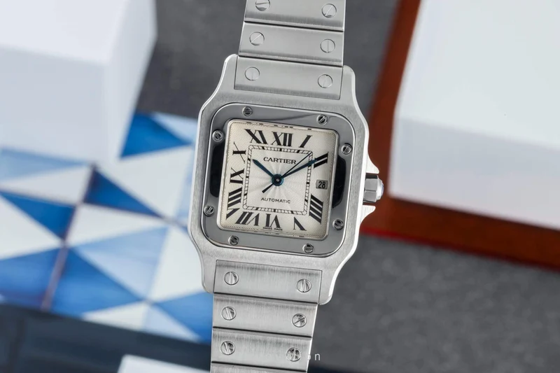 Cartier Santos steel automatic men's watch W20055D6, 2319 [2401734]