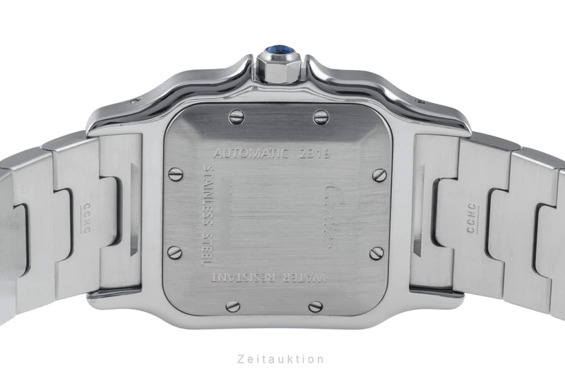 Cartier Santos steel automatic men's watch W20055D6, 2319 [2401734]