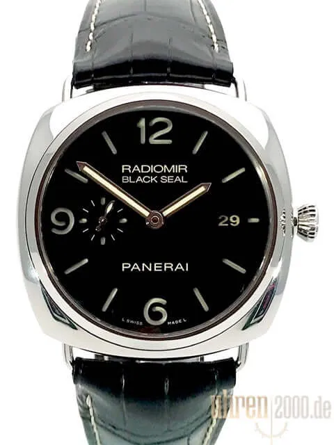 Panerai Radiomir Black Seal 3 Days PAM00388 aus 2013 D-Papiere
