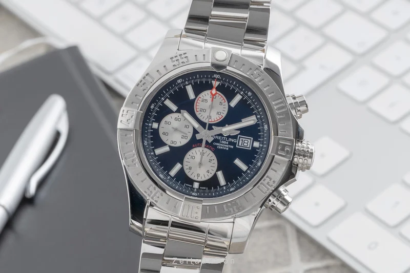 Breitling Super Avenger II chronograph steel automatic men's watch A1337111/BC29/168A [2502980]