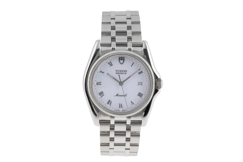 Tudor Monarch steel quartz men's watch 15630 [2503665]