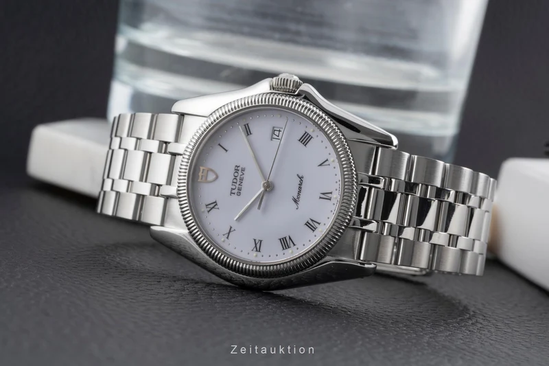 Tudor Monarch steel quartz men's watch 15630 [2503665]