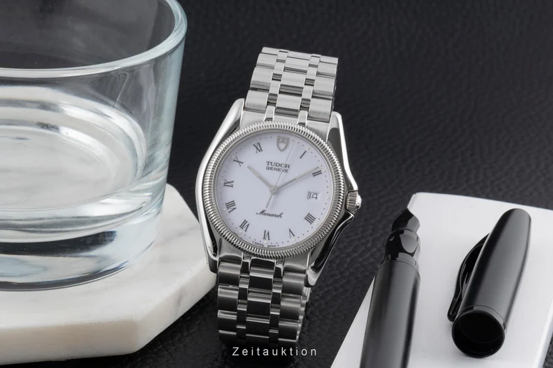 Tudor Monarch steel quartz men's watch 15630 [2503665]