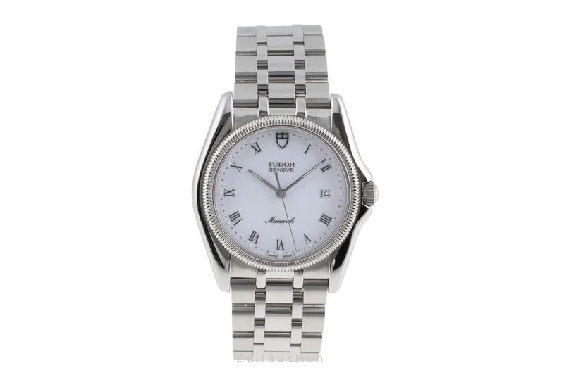 Tudor Monarch steel quartz men's watch 15630 [2503665]