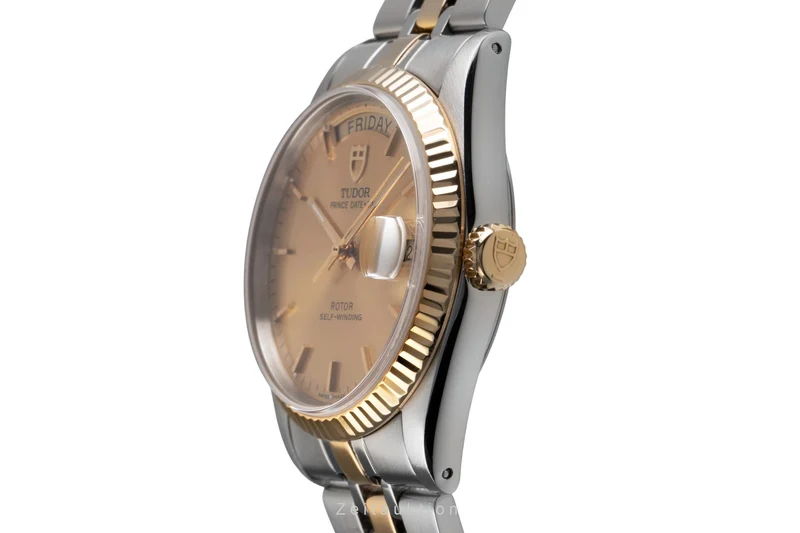Tudor Date-Day steel / gold automatic men's watch 76213 [2503251]