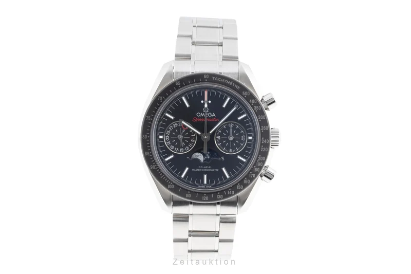 Omega Speedmaster chronograph steel automatic men's watch 304.30.44.52.01.001 LP: 12600EUR [2503684]