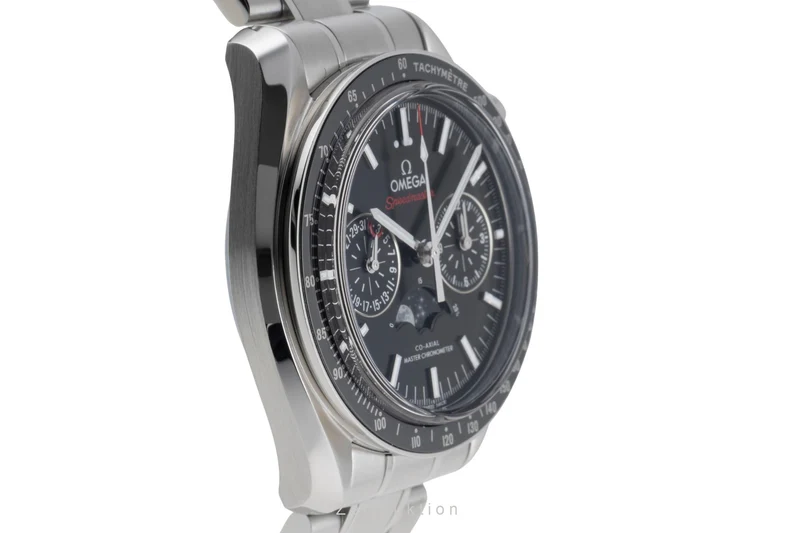Omega Speedmaster chronograph steel automatic men's watch 304.30.44.52.01.001 LP: 12600EUR [2503684]