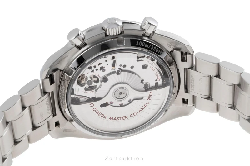 Omega Speedmaster chronograph steel automatic men's watch 304.30.44.52.01.001 LP: 12600EUR [2503684]