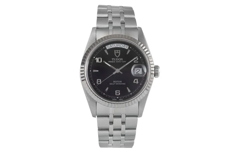 Tudor Date-Day steel / white gold automatic men's watch 76214 [2503229]