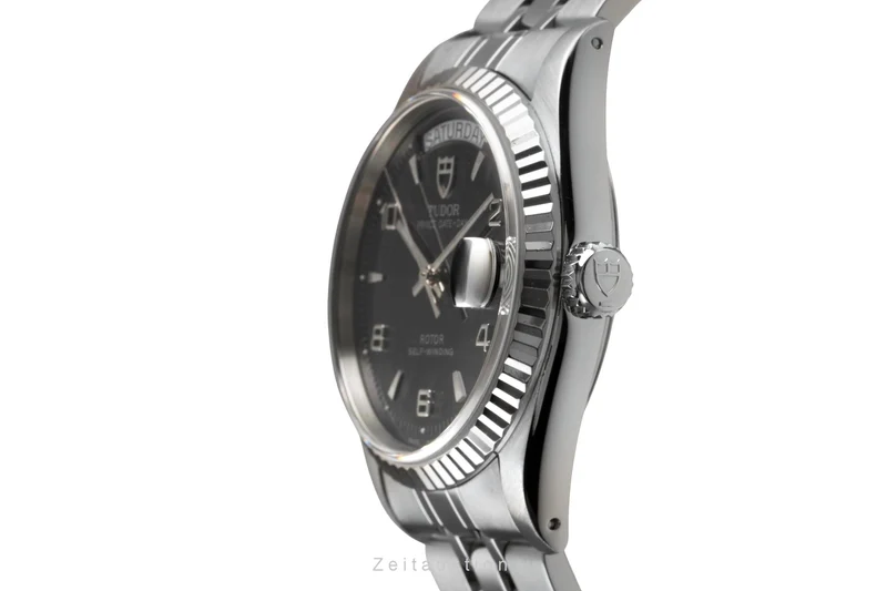 Tudor Date-Day steel / white gold automatic men's watch 76214 [2503229]