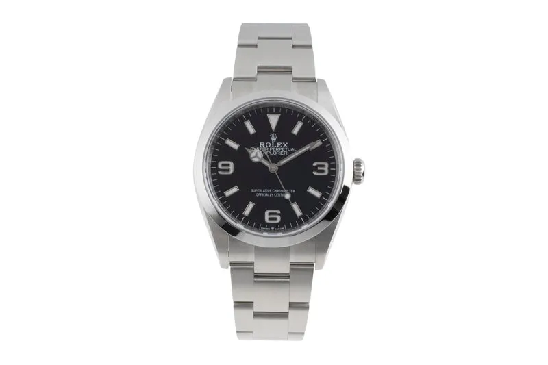 Rolex Explorer steel automatic men's watch 124270 [2503609]