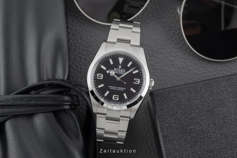 Rolex Explorer steel automatic men's watch 124270 [2503609]