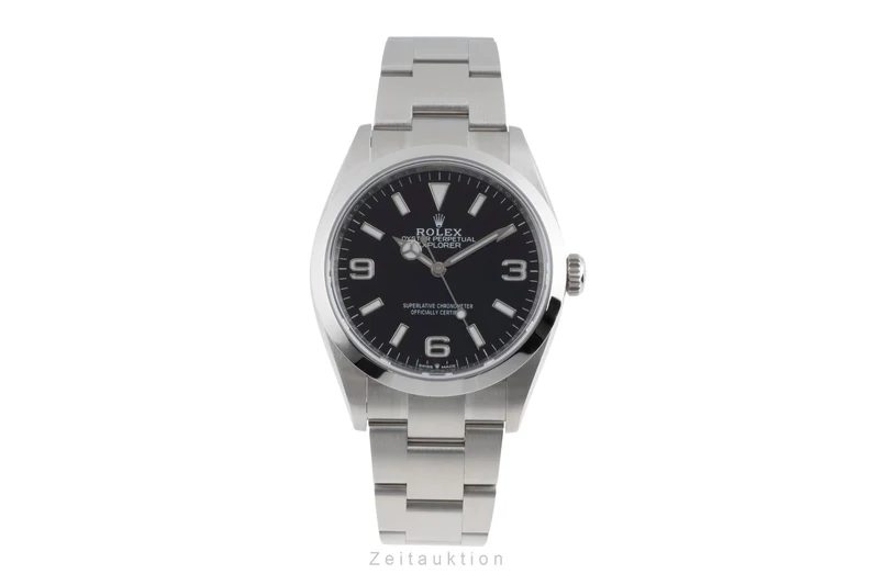 Rolex Explorer steel automatic men's watch 124270 [2503609]