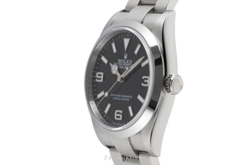 Rolex Explorer steel automatic men's watch 124270 [2503609]