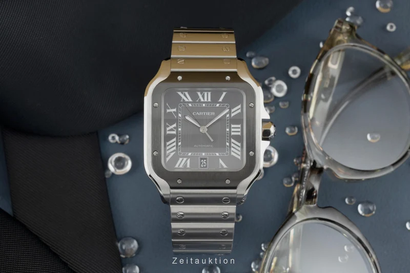 Cartier Santos steel automatic men's watch WSSA0037, 4072 LP: 8650EUR [2401058]