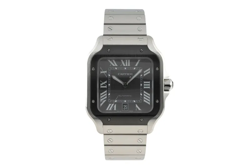Cartier Santos steel automatic men's watch WSSA0037, 4072 LP: 8650EUR [2401058]