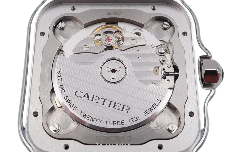Cartier Santos steel automatic men's watch WSSA0037, 4072 LP: 8650EUR [2401058]