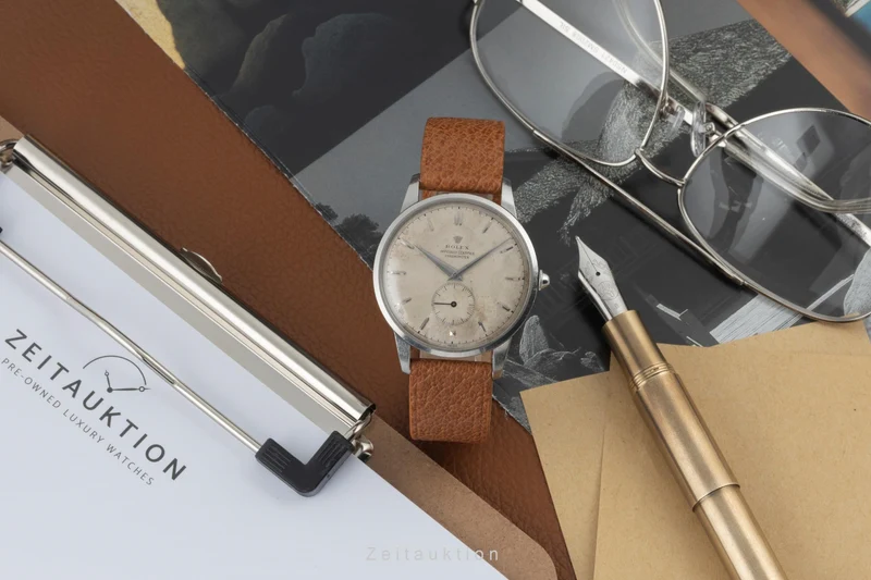 Rolex Precision steel manual winding men's watch 4890 Vintage [2400964]