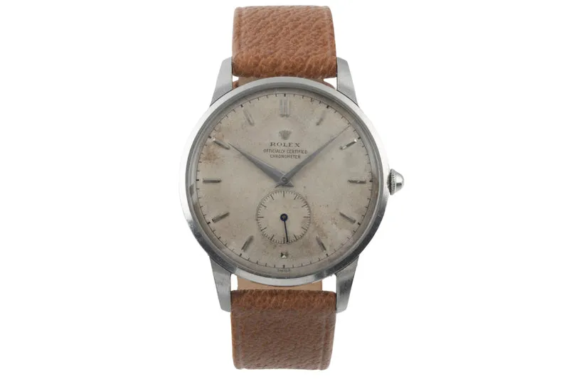 Rolex Precision steel manual winding men's watch 4890 Vintage [2400964]