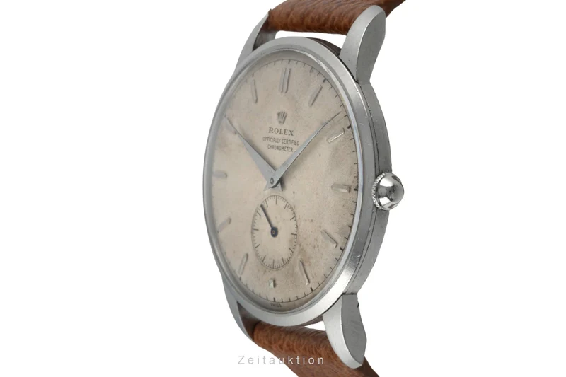 Rolex Precision steel manual winding men's watch 4890 Vintage [2400964]