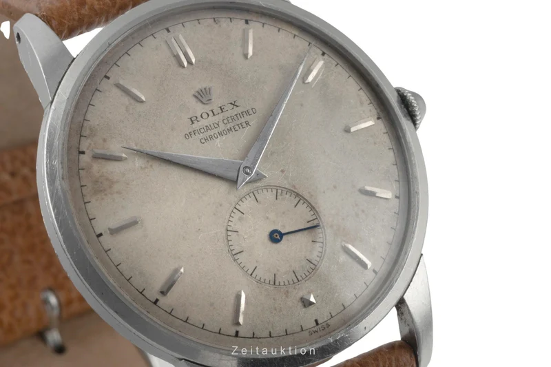 Rolex Precision steel manual winding men's watch 4890 Vintage [2400964]