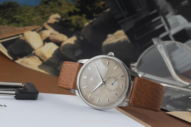 Rolex Precision steel manual winding men's watch 4890 Vintage [2400964]