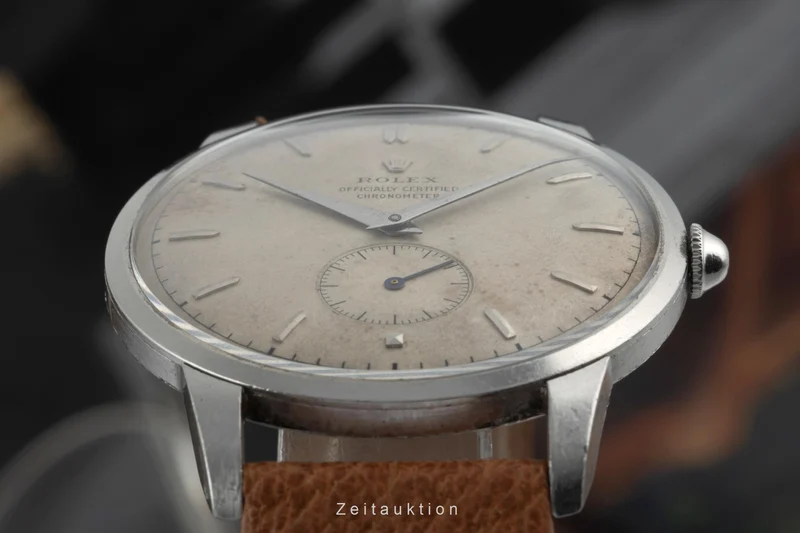 Rolex Precision steel manual winding men's watch 4890 Vintage [2400964]