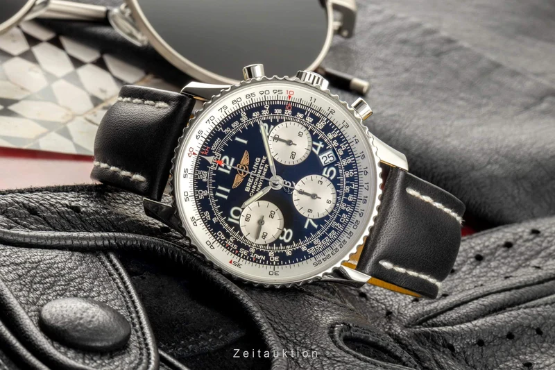 Breitling Navitimer chronograph steel automatic men's watch A23322 LP: 8950EUR [2400931]