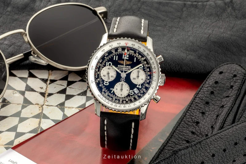 Breitling Navitimer chronograph steel automatic men's watch A23322 LP: 8950EUR [2400931]