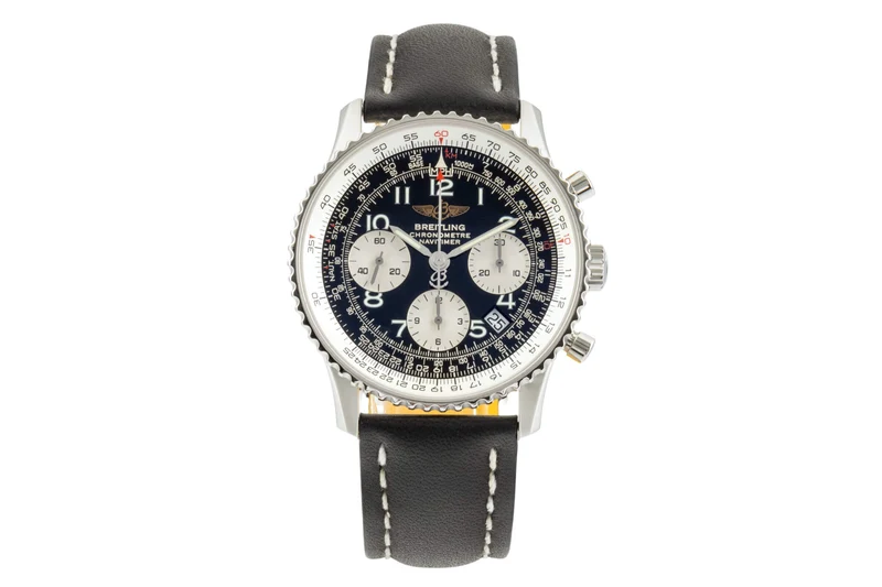 Breitling Navitimer chronograph steel automatic men's watch A23322 LP: 8950EUR [2400931]