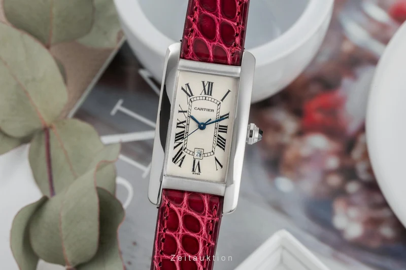 Cartier Tank Américaine 18 ct white gold automatic unisex W2603656, 1726 LP: 33000EUR [2400912]