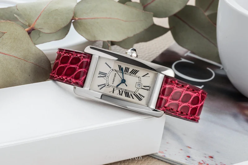 Cartier Tank Américaine 18 ct white gold automatic unisex W2603656, 1726 LP: 33000EUR [2400912]