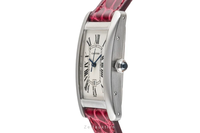 Cartier Tank Américaine 18 ct white gold automatic unisex W2603656, 1726 LP: 33000EUR [2400912]