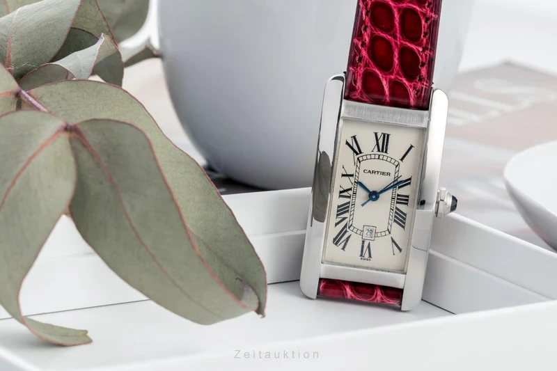 Cartier Tank Américaine 18 ct white gold automatic unisex W2603656, 1726 LP: 33000EUR [2400912]